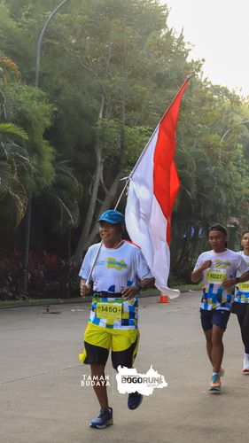 Race photo from Taman Budaya x BOGORUN 2025