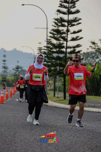Race photo from CISANGKAN KBP CITY RUN 2025