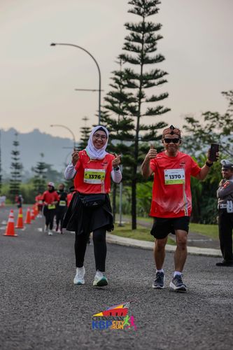 Race photo from CISANGKAN KBP CITY RUN 2025
