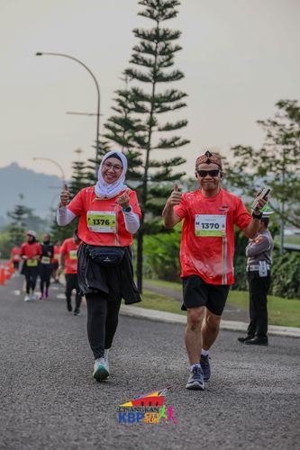 Race photo from CISANGKAN KBP CITY RUN 2025
