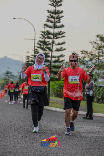 Race photo from CISANGKAN KBP CITY RUN 2025