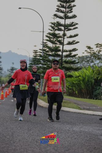 Race photo from CISANGKAN KBP CITY RUN 2025