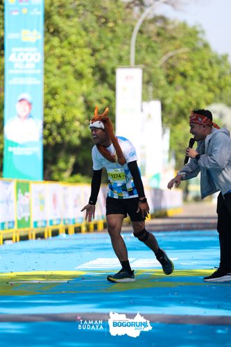 Race photo from Taman Budaya x BOGORUN 2025