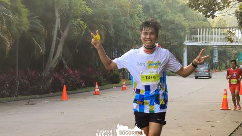 Race photo from Taman Budaya x BOGORUN 2025