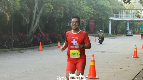Race photo from Taman Budaya x BOGORUN 2025