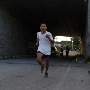 Race photo from KEDIRI HALF MARATHON 2026