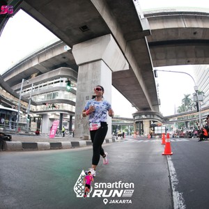 Race photo from SMARTFREN RUN 2026