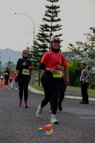 Race photo from CISANGKAN KBP CITY RUN 2025