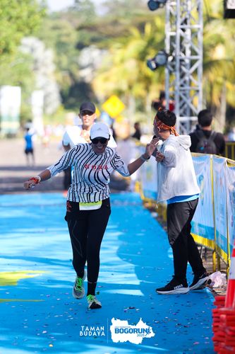 Race photo from Taman Budaya x BOGORUN 2025