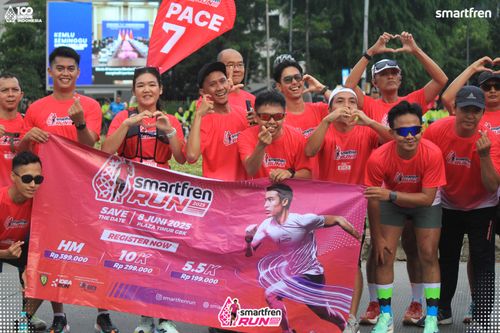Race photo from Smartfren Run 2025 Vibes