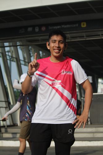 Race photo from Smartfren Run 2024 Vibes
