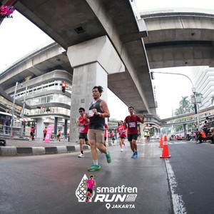 Race photo from SMARTFREN RUN 2026