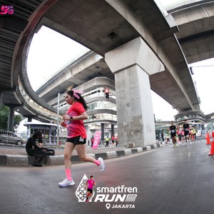 Race photo from SMARTFREN RUN 2026