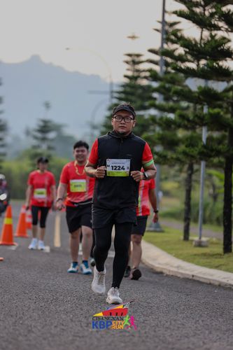 Race photo from CISANGKAN KBP CITY RUN 2025