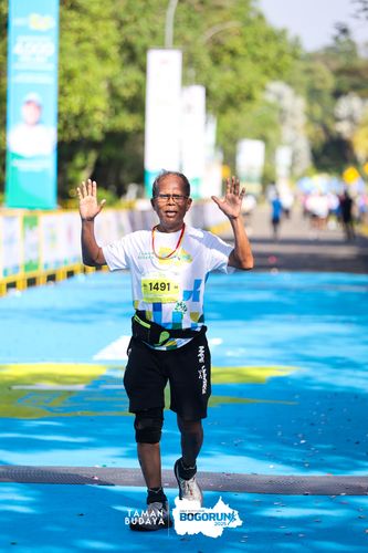 Race photo from Taman Budaya x BOGORUN 2025