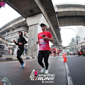 Race photo from SMARTFREN RUN 2026