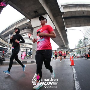 Race photo from SMARTFREN RUN 2026