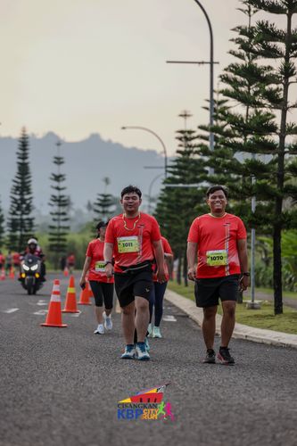 Race photo from CISANGKAN KBP CITY RUN 2025