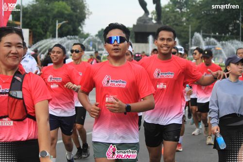 Race photo from Smartfren Run 2025 Vibes