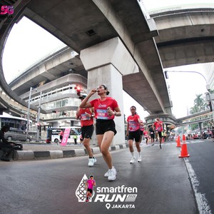 Race photo from SMARTFREN RUN 2026