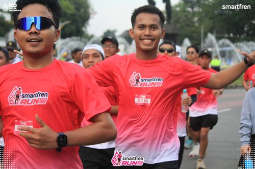 Race photo from Smartfren Run 2025 Vibes
