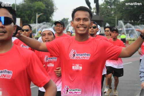 Race photo from Smartfren Run 2025 Vibes
