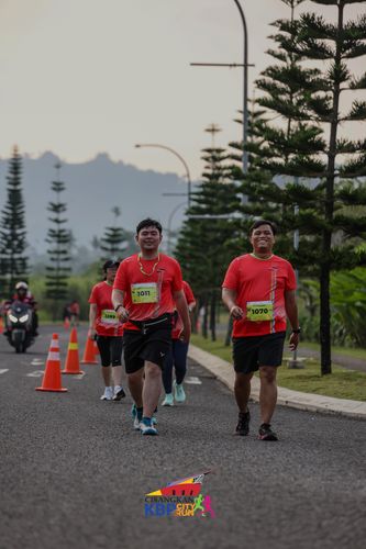 Race photo from CISANGKAN KBP CITY RUN 2025