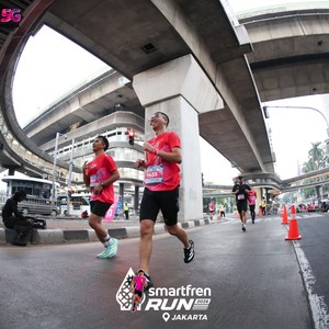 Race photo from SMARTFREN RUN 2026