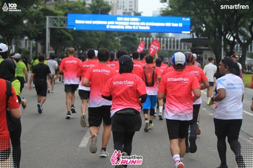 Race photo from Smartfren Run 2025 Vibes