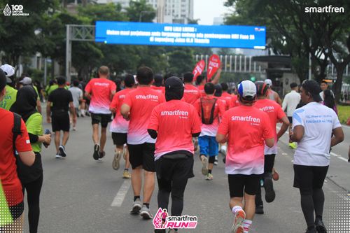 Race photo from Smartfren Run 2025 Vibes