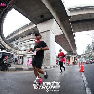 Race photo from SMARTFREN RUN 2026