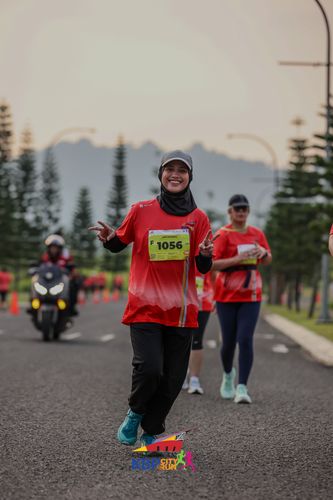 Race photo from CISANGKAN KBP CITY RUN 2025