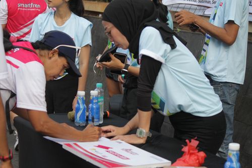 Race photo from Smartfren Run 2024 Vibes