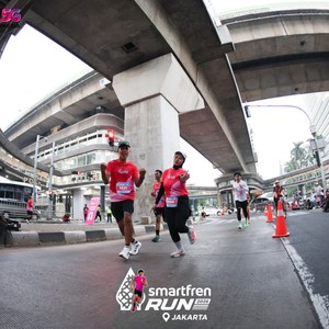 Race photo from SMARTFREN RUN 2026