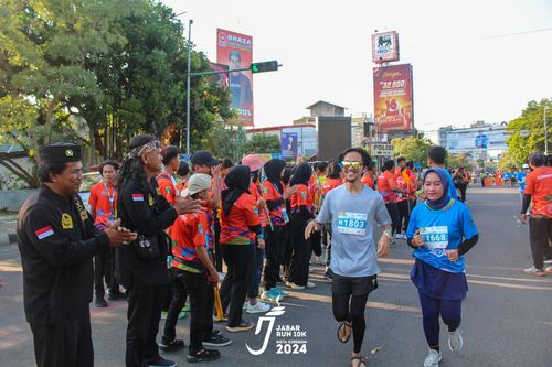 Race photo from Jabar Run 10K 2024