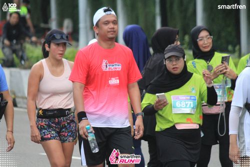 Race photo from Smartfren Run 2025 Vibes
