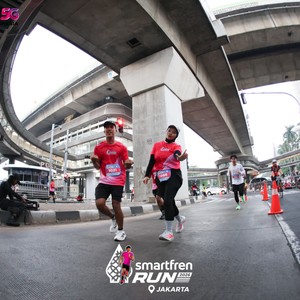 Race photo from SMARTFREN RUN 2026