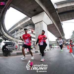 Race photo from SMARTFREN RUN 2026