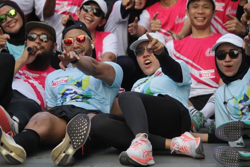 Race photo from Smartfren Run 2024 Vibes
