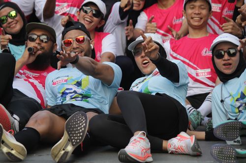 Race photo from Smartfren Run 2024 Vibes