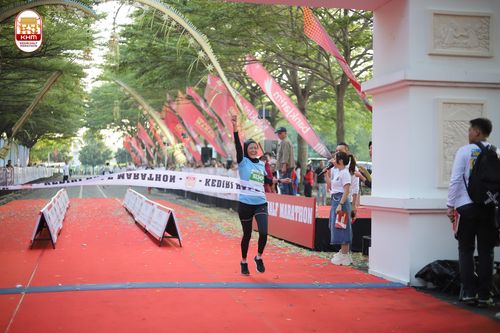 Race photo from Kediri Half Marathon 2024