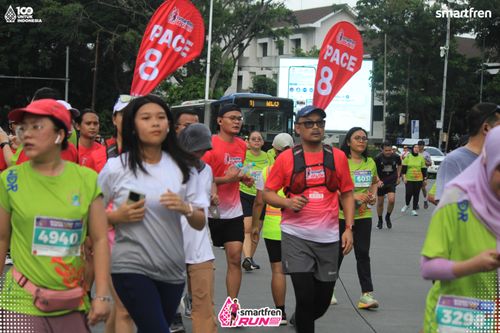 Race photo from Smartfren Run 2025 Vibes
