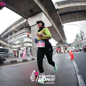 Race photo from SMARTFREN RUN 2026