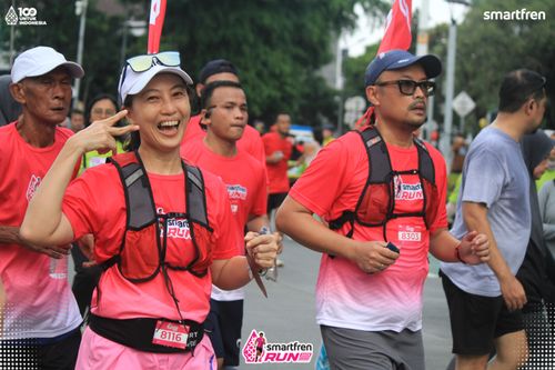 Race photo from Smartfren Run 2025 Vibes