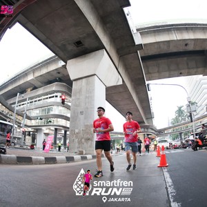 Race photo from SMARTFREN RUN 2026