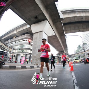 Race photo from SMARTFREN RUN 2026