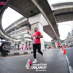 Race photo from SMARTFREN RUN 2026