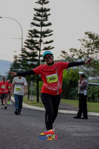 Race photo from CISANGKAN KBP CITY RUN 2025