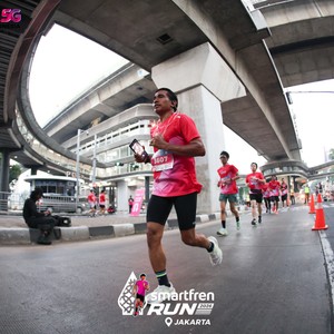 Race photo from SMARTFREN RUN 2026