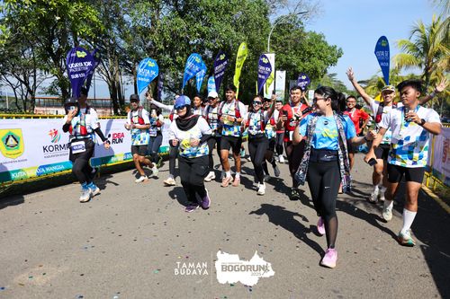 Race photo from Taman Budaya x BOGORUN 2025